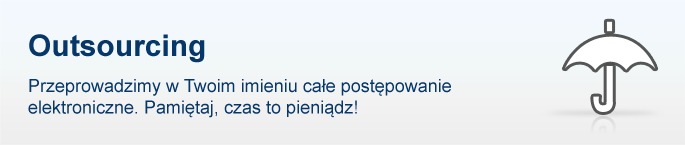 Przeprowadzimy w Twoim imieniu całe postępowanie elektroniczne. Oszczędzaj czas!